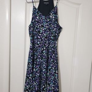 Express floral print sun dress